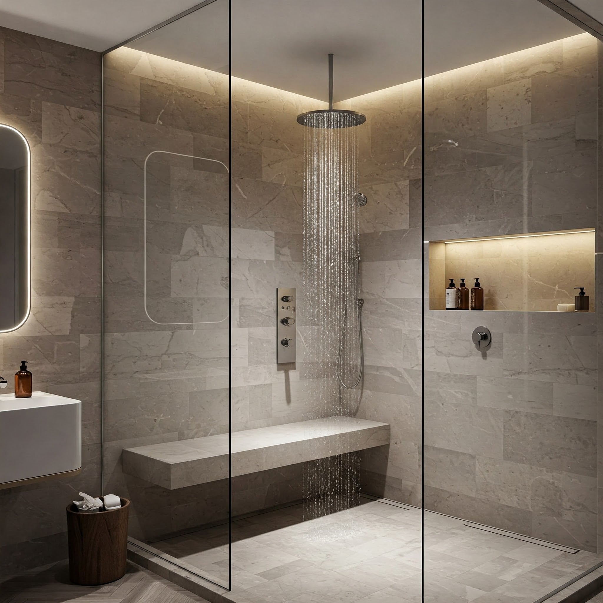 Stylish Doorless Shower Ideas for a Spa-Like Bathroom with MineralStream