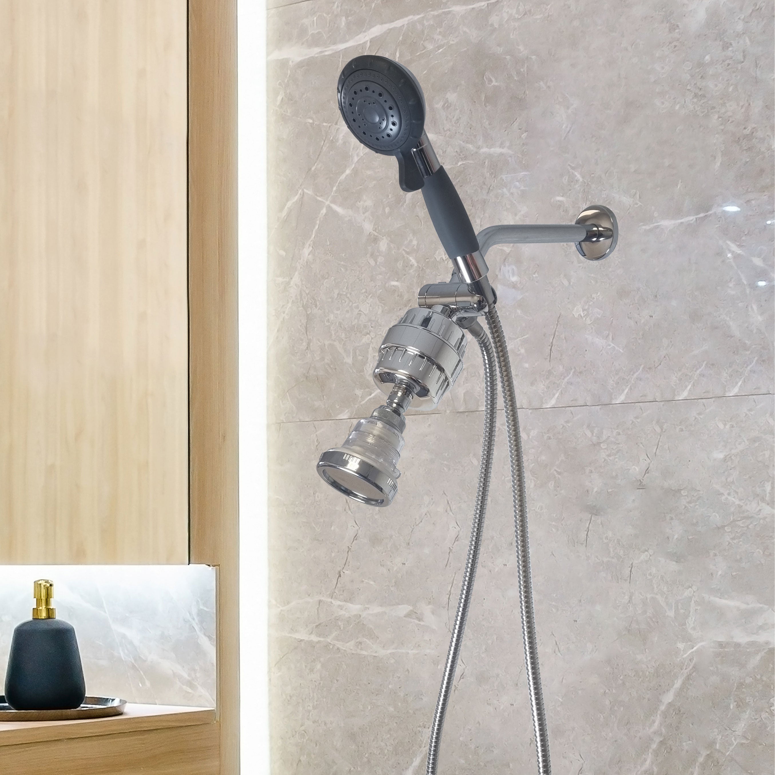 Assistive Shower Dual Shower System