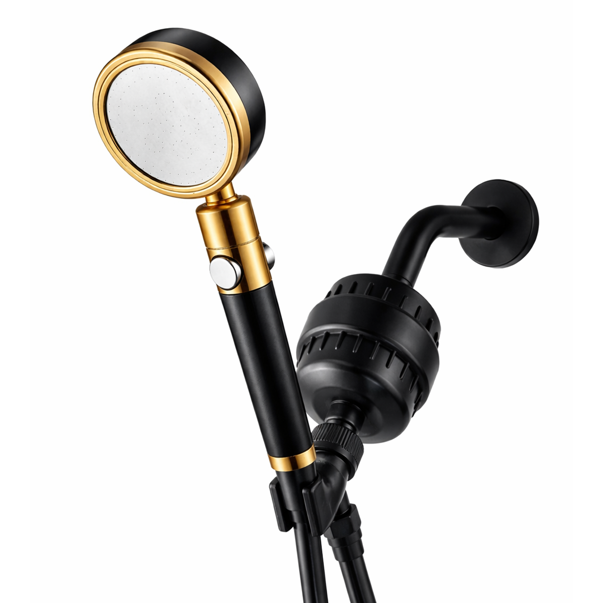 Pommeau de douche MineralStream Duo - Kit de douche complet