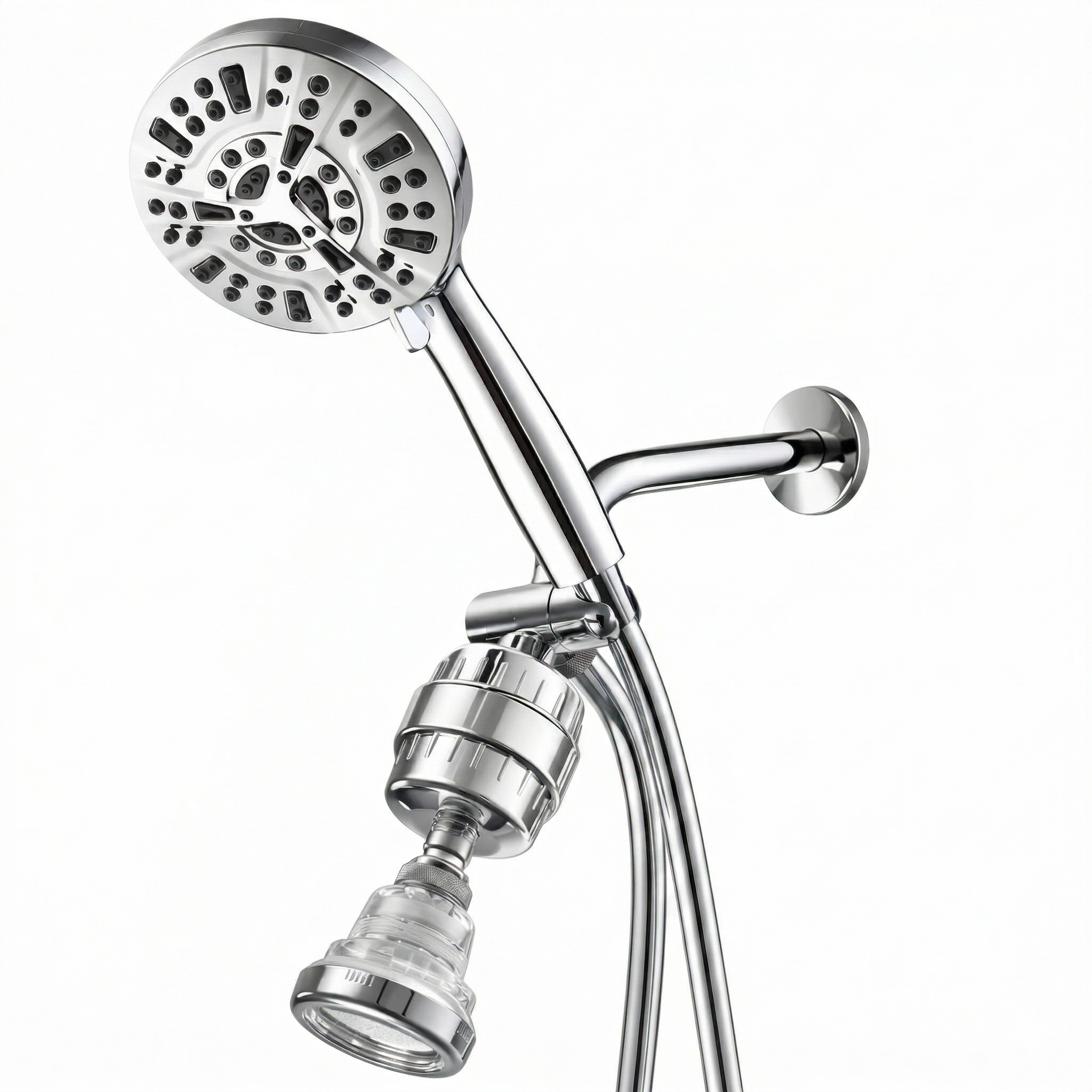 Pommeau de douche MineralStream Luxe 10 modes haute pression (filtrant)