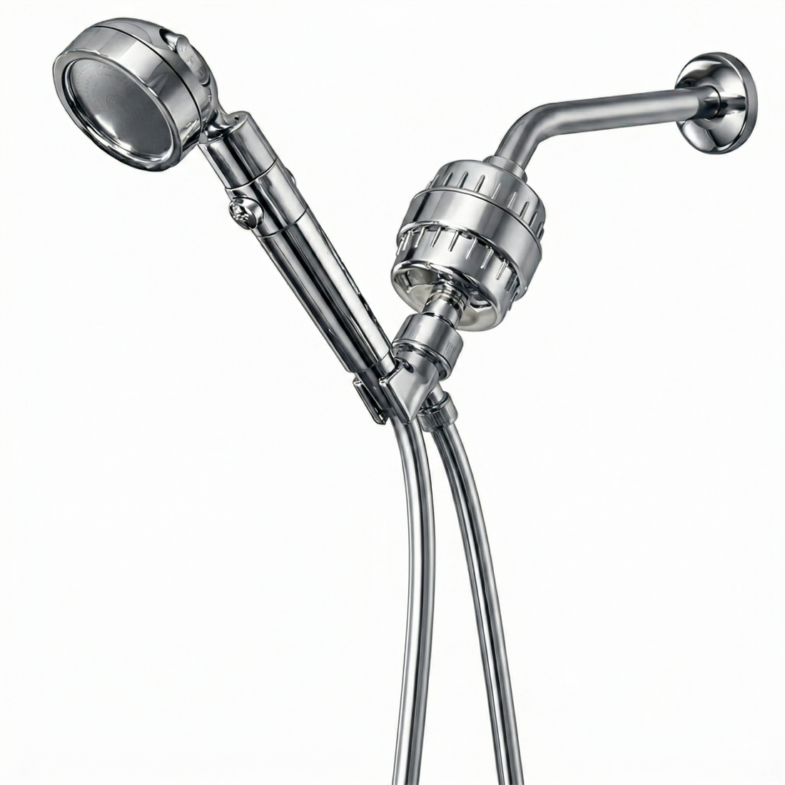 Pommeau de douche MineralStream Duo - Kit de douche complet