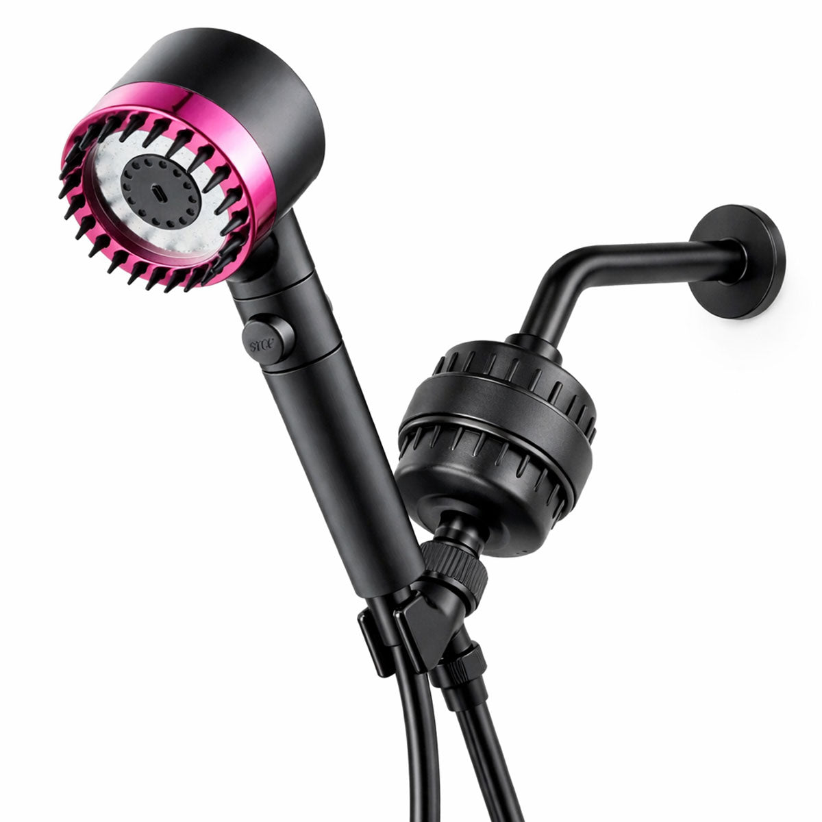 Pommeau de douche massant filtrant MineralStream