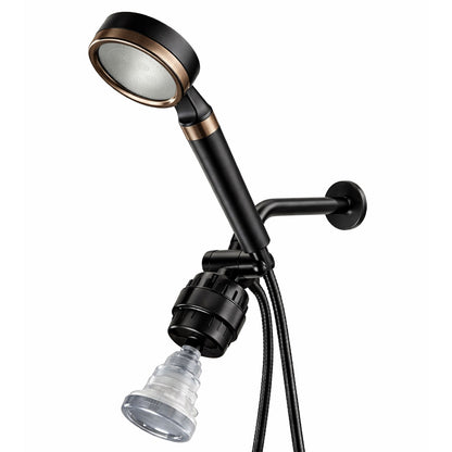 MineralStream™ BLACK - Vitamin C Dual Shower System